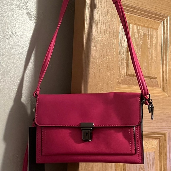 Crossbody Clutch Bag Push Lock Removable Strap Multi-pocket Wallet NWT - Picture 6 of 17